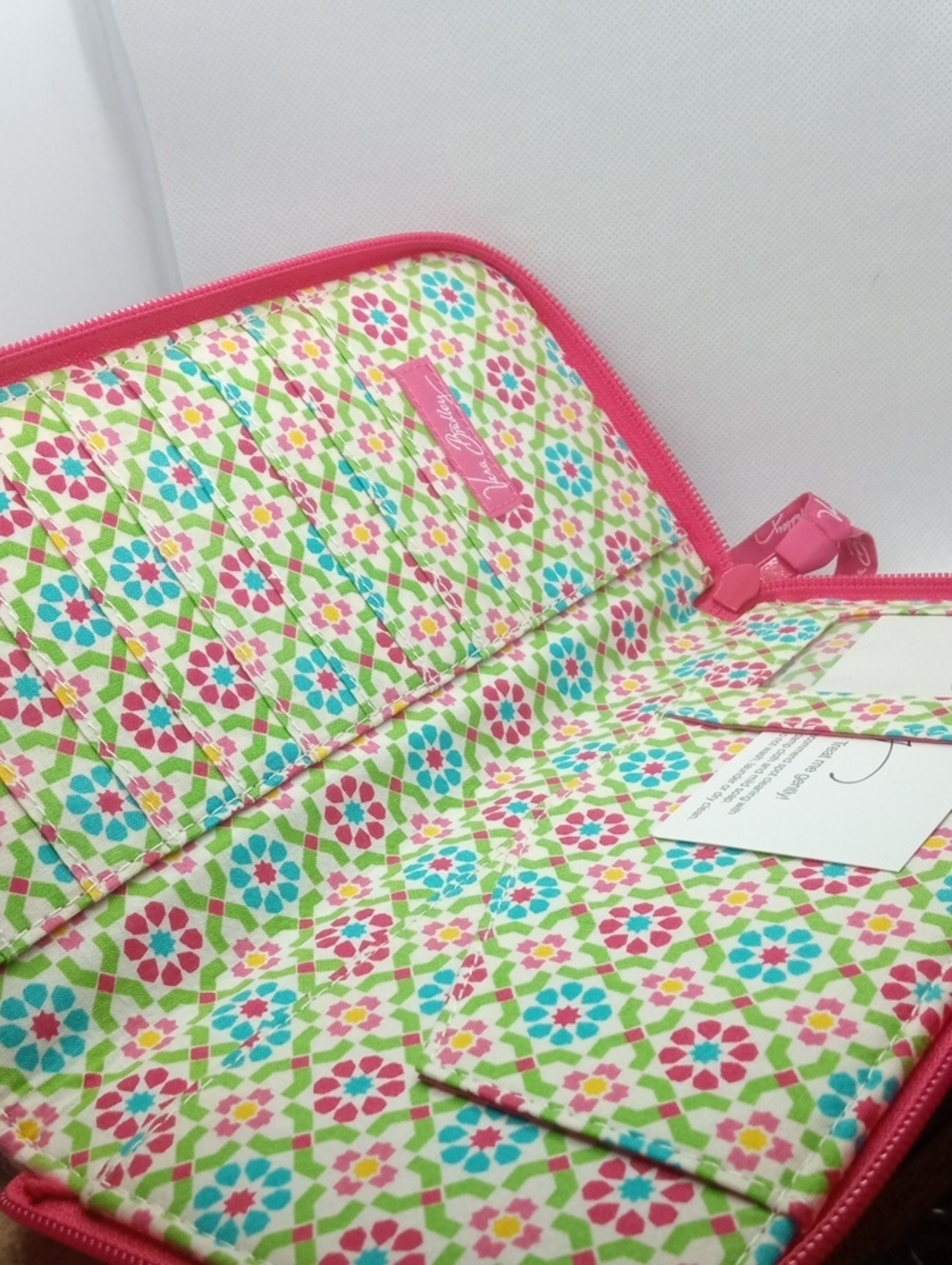 VERA BRADLEY LARGE ZIP AROUND WALLET - Picture 7 of 9